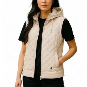 MOOSE KNUCKLES Rock Point Vest 2 Diamond Quilted Hooded Jacket